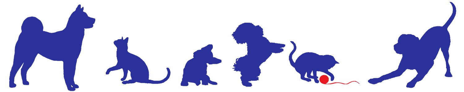 Border of Dog Silhouettes